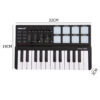 Worlde Panda mini Portable USB Keyboard and Drum Pad MIDI Controller 6