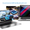 Intel Ultra Slim Notebook Quad Core Intel N3350 14.1 inch  Laptop 6GB RAM 64GB ROM Windows 10 pro Wifi Bluetooth 4.0 Wifi 2