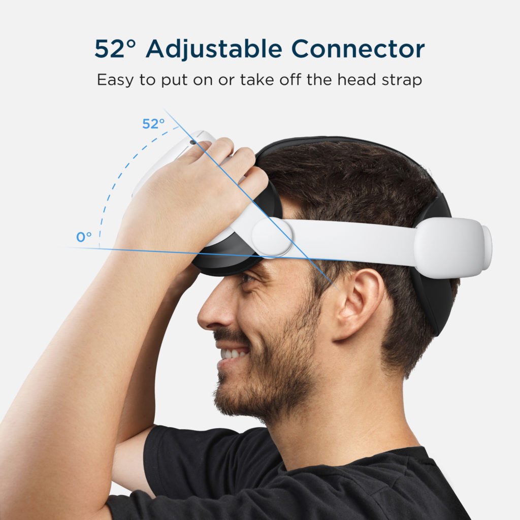 Meta Quest 3 Kiwi Design Comfort Head Strap Adapter, Headset Strap  Connector, Quest 2 to Quest 3 Connector, Easy Setup, VR Headset Upgrade 